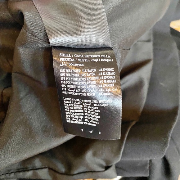 Bebe Black Military Style Women's Jacket in Size Large - Picture 9 of 10